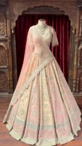 Embroidered Stone Work Bridal Lehenga